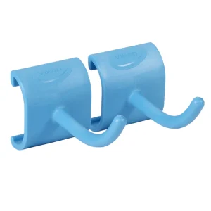 Krokar för HyGo Rengöringsstation Blå 2st