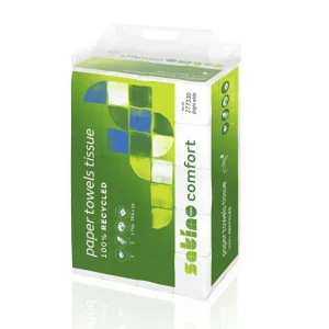Satino Handduk Z 2-lag Vit 3750st