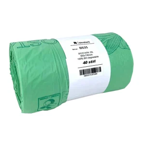 UTGÅTT Biosäck 35L Grön 40st/rl 15rl