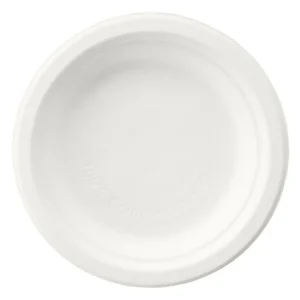Tallrik Bagasse 150x15mm Vit 1500st