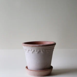 Köpenhamn Kruka med Fat, Raw Rosa