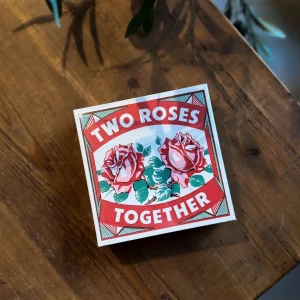 Tändsticksask Two Roses