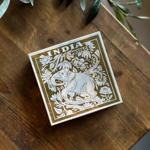 Tändsticksask Elephant Stamp