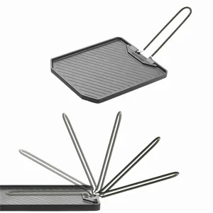 Grillpanna i Gjutjärn – Stekplatta för Induktionshäll | Robust & Elegant Design