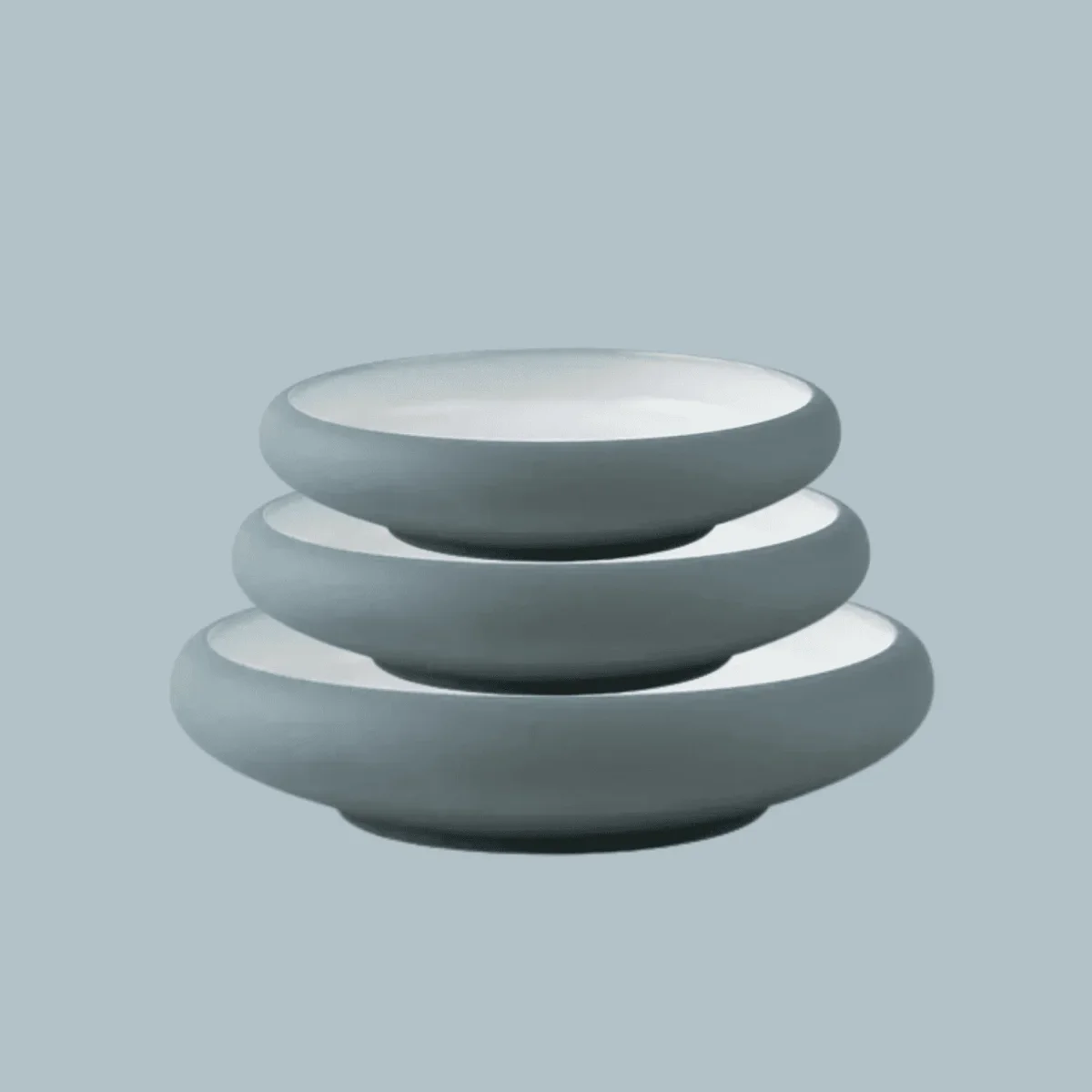 Keramik Tallrik – Matt färgad yta – Ugnsfast & diskmaskinssäker – 15/20/24 cm – Tygform-serien - Bild 5