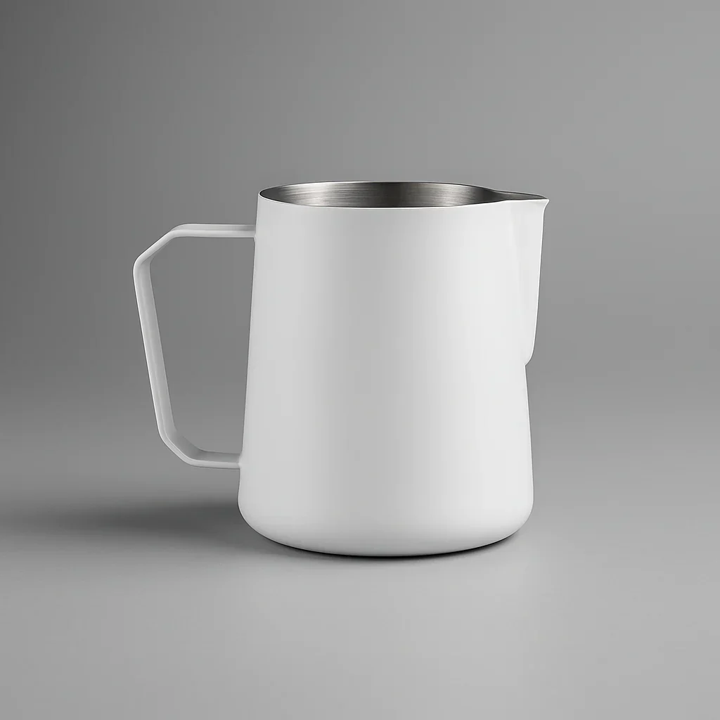 Mjölkkanna 450 ml i Rostfritt Stål – Nordisk Stil Mjölkskumningskanna för Espresso, Latte & Cappuccino - Bild 8