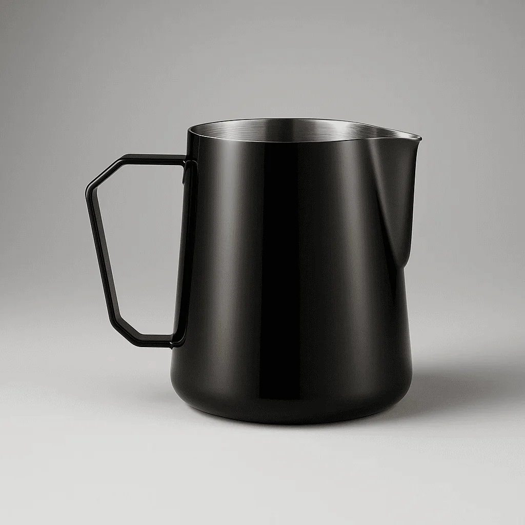 Mjölkkanna 450 ml i Rostfritt Stål – Nordisk Stil Mjölkskumningskanna för Espresso, Latte & Cappuccino - Bild 6