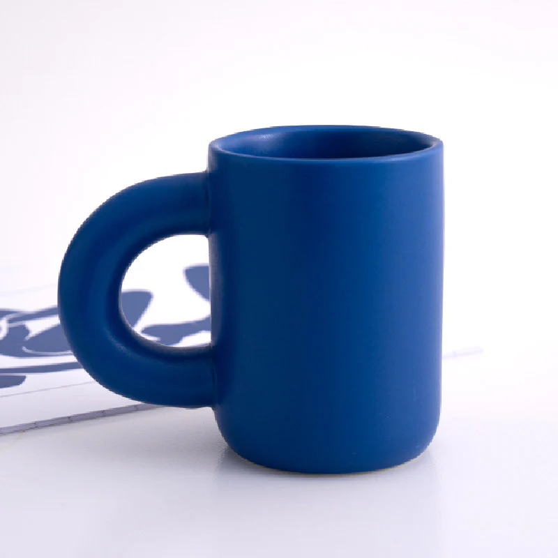 Nordisk Keramisk Kaffekopp med Handtag – Handgjord Kaffemugg i Antik INS-stil (200–300 ml) - Bild 7