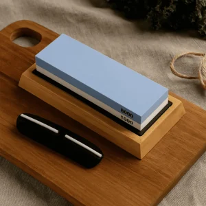 Slipsten för köksknivar – Dubbelsidig 1000/6000 Grit med halkfri bas