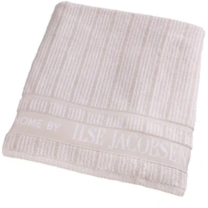 Badehåndklæde - Sand Beige Striber