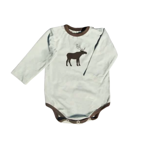 Body - Ekologisk Bomull - Taggen Älg Salviagrön