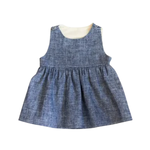 Klänning - Ekologisk Bomull/Hampa - Denim Mörkblå