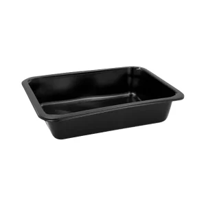 Flergångsform Svart 1300 ml 400st