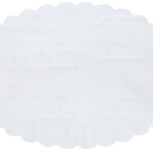Fatpapper oval Vit 2000st