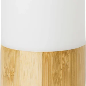LEDhållare Bright bambu 105xØ 75mm Vit 4st