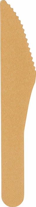 Bestick kniv i papper Natur 100st
