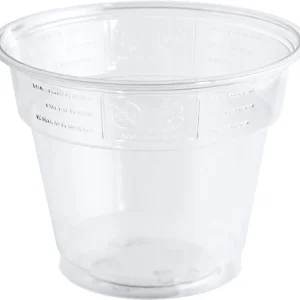 Plastglas till yoghurt-glass låg 280 ml Klar 800st