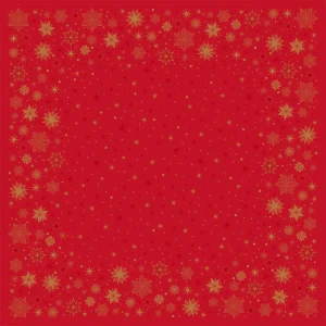 Snibbduk Dunisilk 84x84cm Stargazing Red 100st