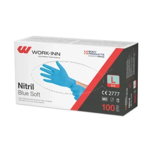 Nitril Blå L 100st Engångshandske Work-Inn