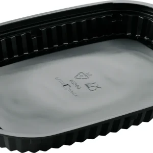 Salladsbox 550ml Svart 500st