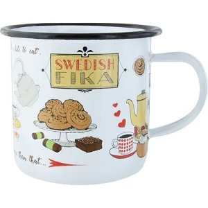 Emaljmugg - Swedish Fika - Souvenir