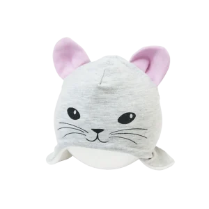 Fleecemössa - Ekologisk Bomull - Maja Katt Grå