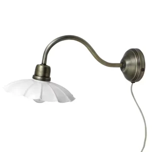 Vägglampa Gustav, Vit