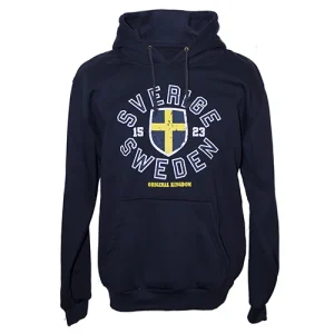 Hoodie Sweden Marinblå Vuxen