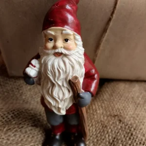 Tomte med paket - 14cm