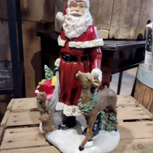 Jultomte med Rådjur - Tomte - 29cm