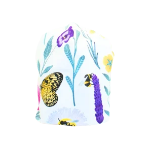 Trikåmössa - Ekologisk Bomull - Ängen Vit