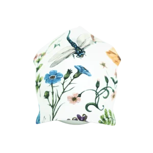 Trikåmössa - Ekologisk Bomull - Gläntan Vit