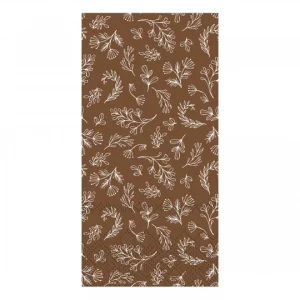 Pappersservetter Brun Löv 3-lags, 20x10cm