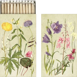 Tändsticksask - 6x11 cm / Sommarblommor