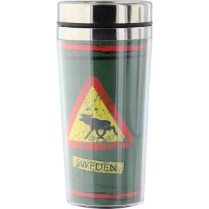 Termosmugg "Älgvarning Sweden" - Souvenir