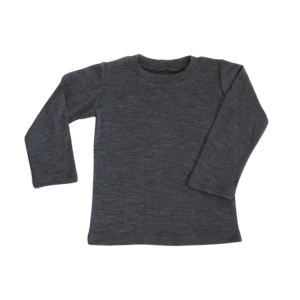 Tröja - Ekologisk Merinoull - Mörkgrå