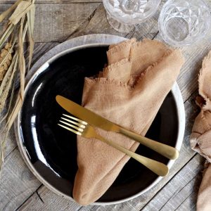 Tygservett - Ljusbrun - 40x40cm