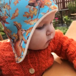 Fleecemössa - Ekologisk Bomull - Skogsdjur Turkos